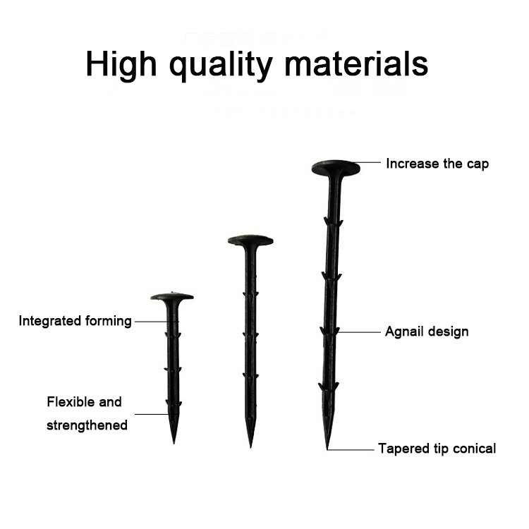 Tent Peg Plastic Nail for Garden for Fixing Ground Cover