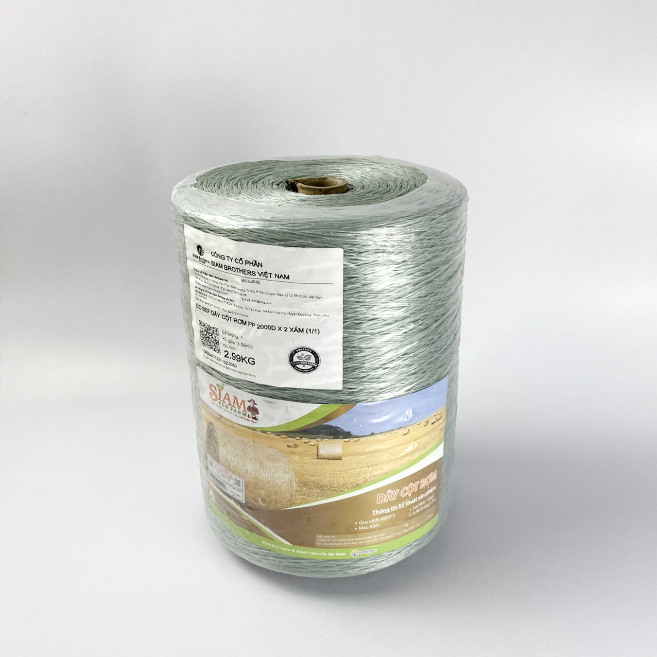 OEM Wholesale UV Resistant Large Agro Farm Alfalfa Hay Straw Forage Ensilage Plastic PP Polypropylene Baler Twine Agriculture