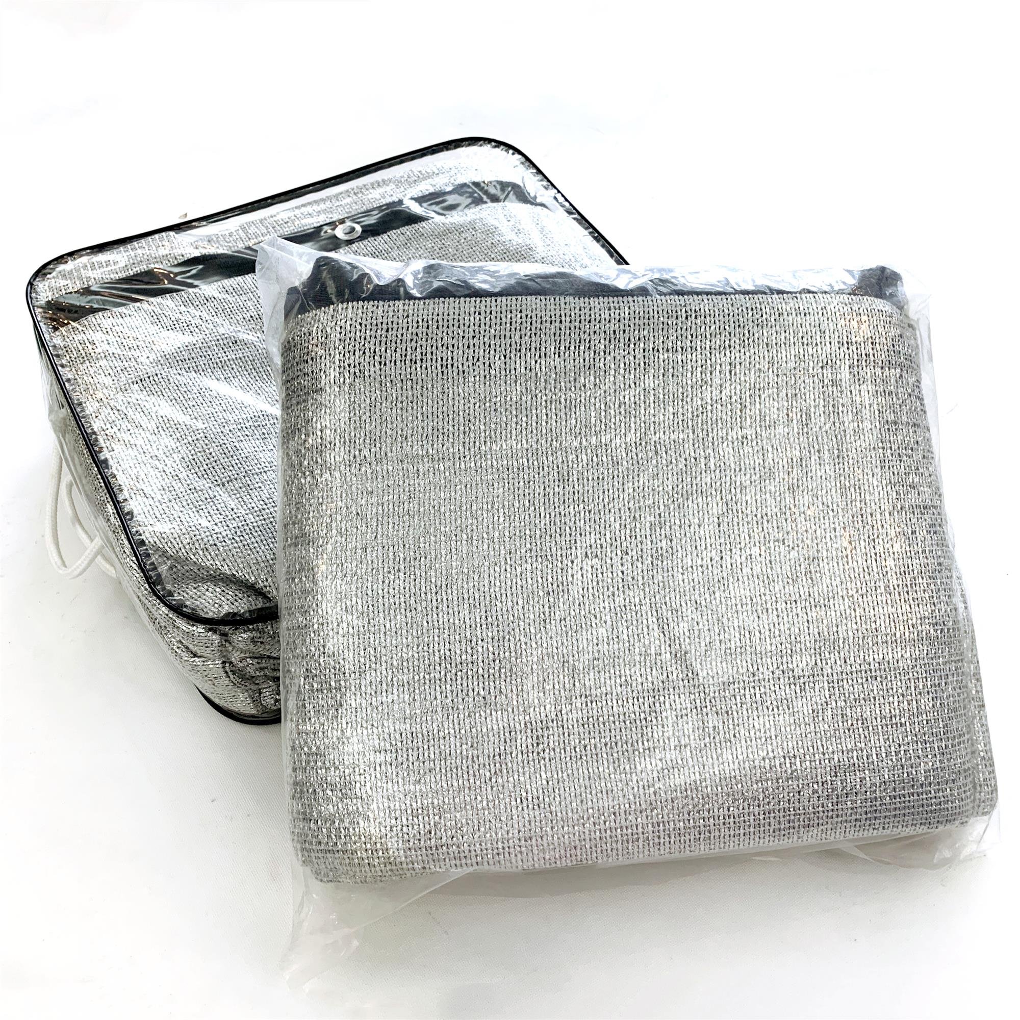 Factory supply sun reflective woven aluminum shade net for agriculture greenhouse outdoor aluminum shade mesh