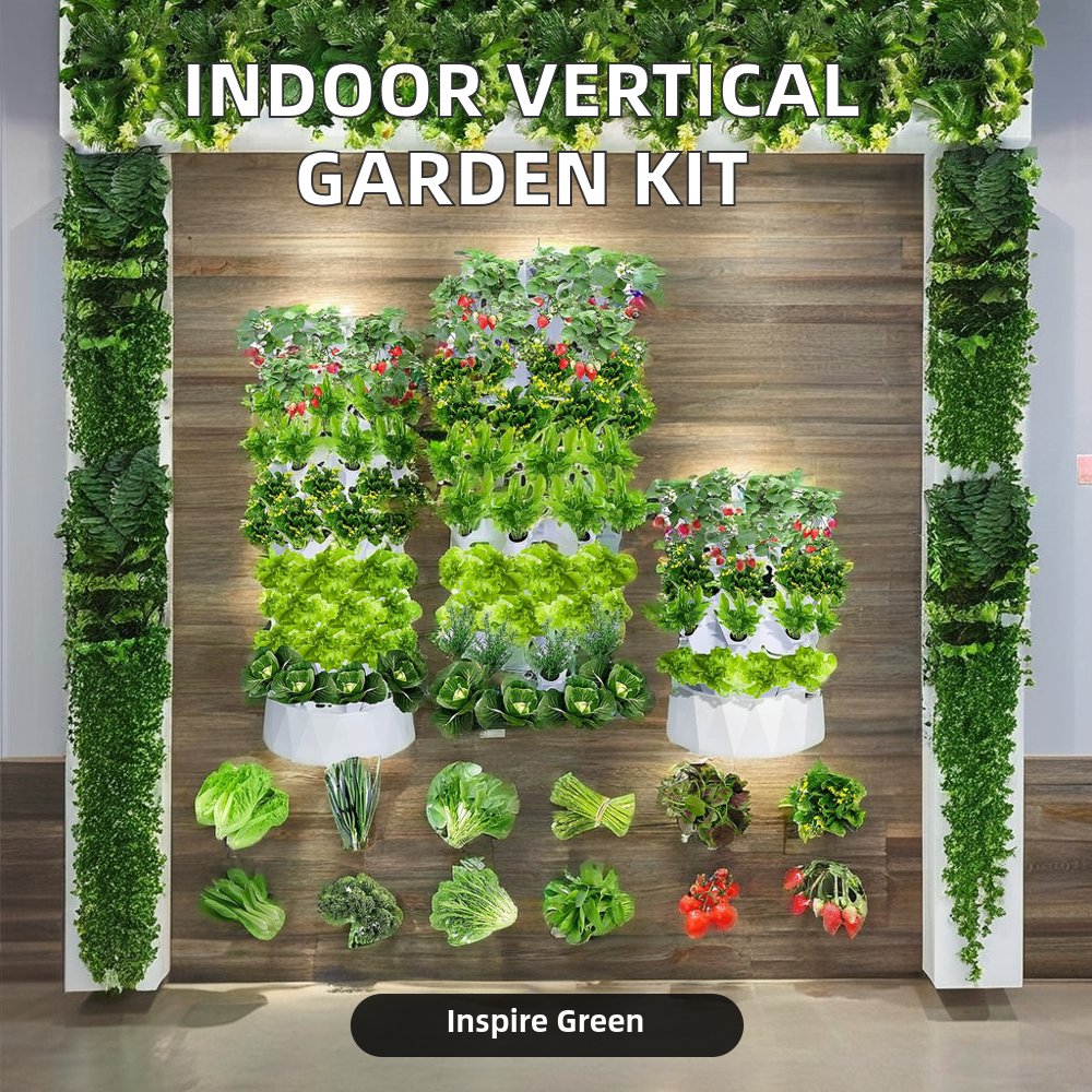 New Indoor Aeroponic Hydroponic Garden System Vertical Pineapple Tower Greenhouse Durable Plastic New Agricultural Greenhouse