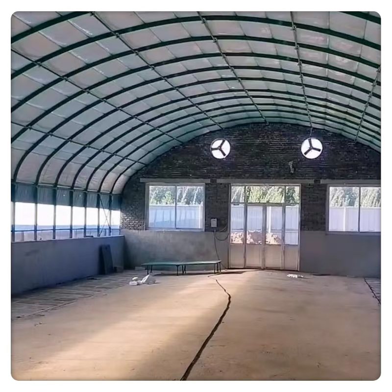 Customizable Greenhouse Seedbed System Sunshade Tunnel for Cattle Sheep Breeding Film Steel Material for Agriculture Plant Usage