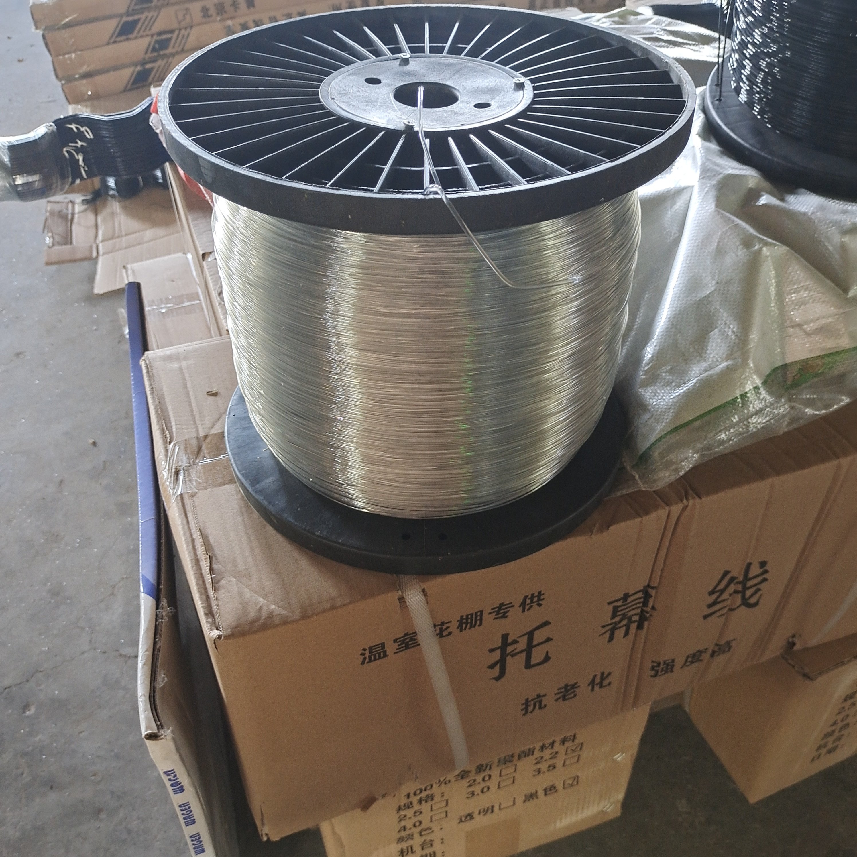 Agricultural greenhouse accessories grape stand polyester monofilament anti-aging plastic wire