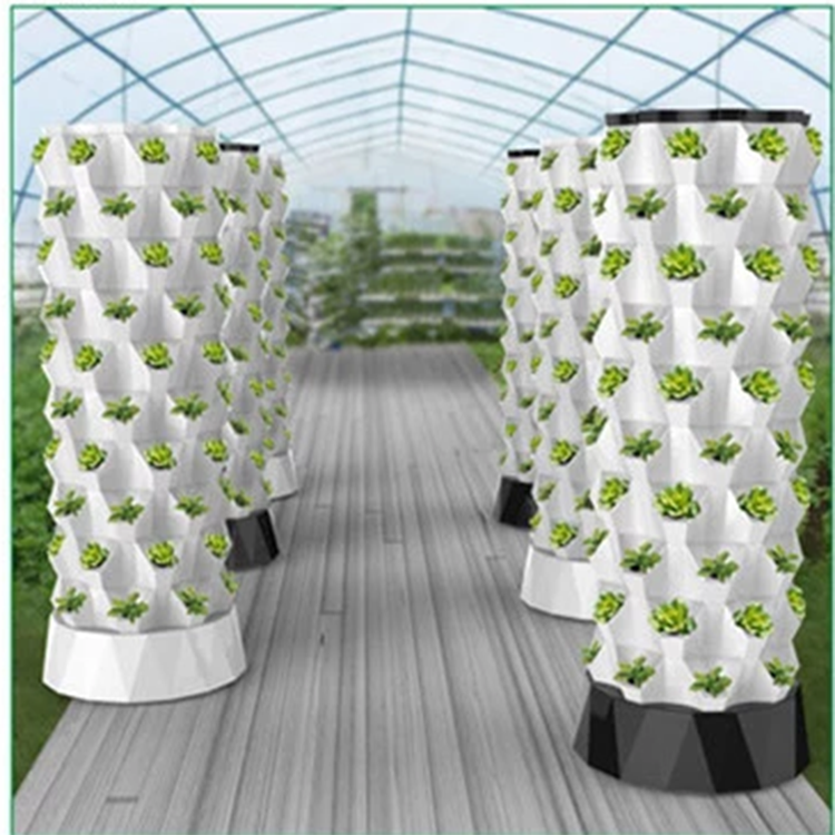 New agricultural greenhouse rotary Tower garden vertical hydroponic system