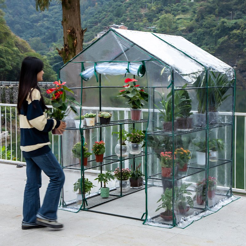 Portable Outdoor Garden Walk-In Greenhouse For Small Plants And Growth Greenhouse