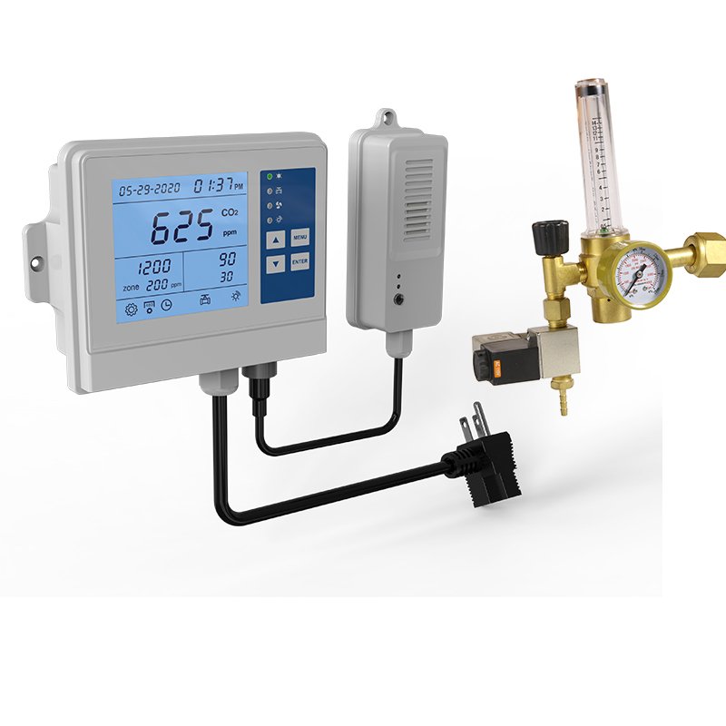 CO2 controller Carbon dioxide IAQ monitor controller with Relay function for greenhouse farm building