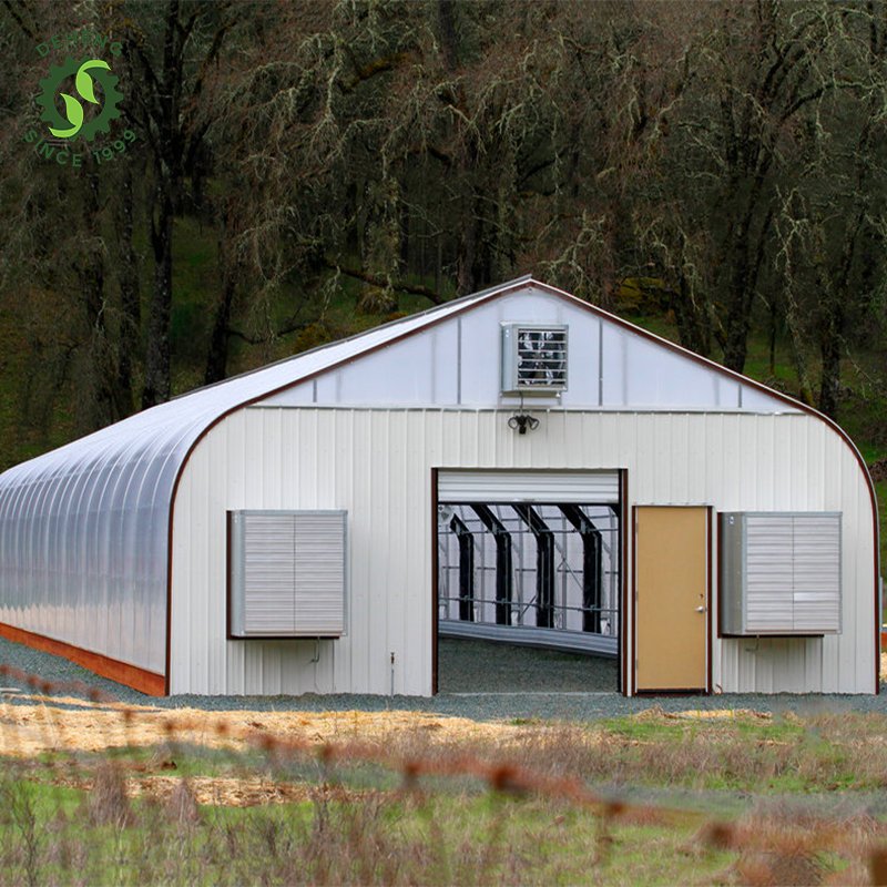New Designs Widely Used Prefabricated Agricultural Greenhouse Kits Agricultural Blackout Frame Light Deprivation Greenhouse