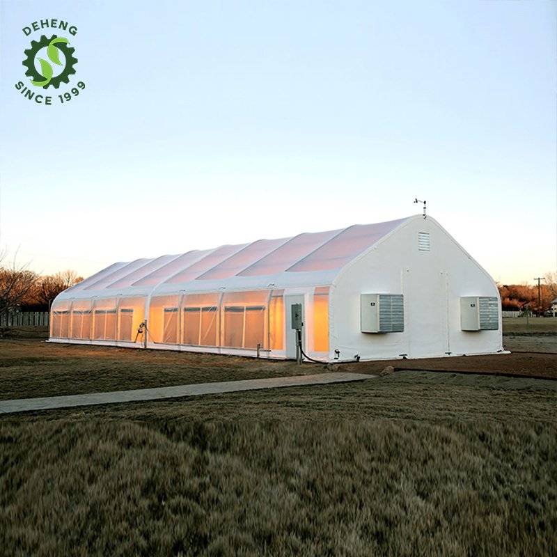 New Designs Widely Used Prefabricated Agricultural Greenhouse Kits Agricultural Blackout Frame Light Deprivation Greenhouse