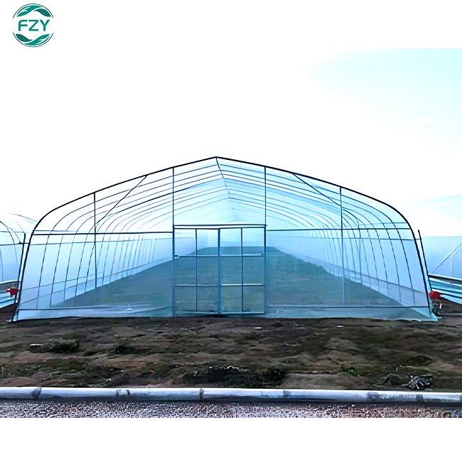 300 Square meter in stock low cost single span vegetable tunnel greenhouse green house used for sale