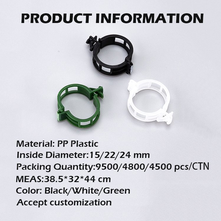 High Quality Tomato Clips Tomato Grafting Clips Greenhouse Small Growing Tomato Planting Galvanized Steel Wire 2.3cm