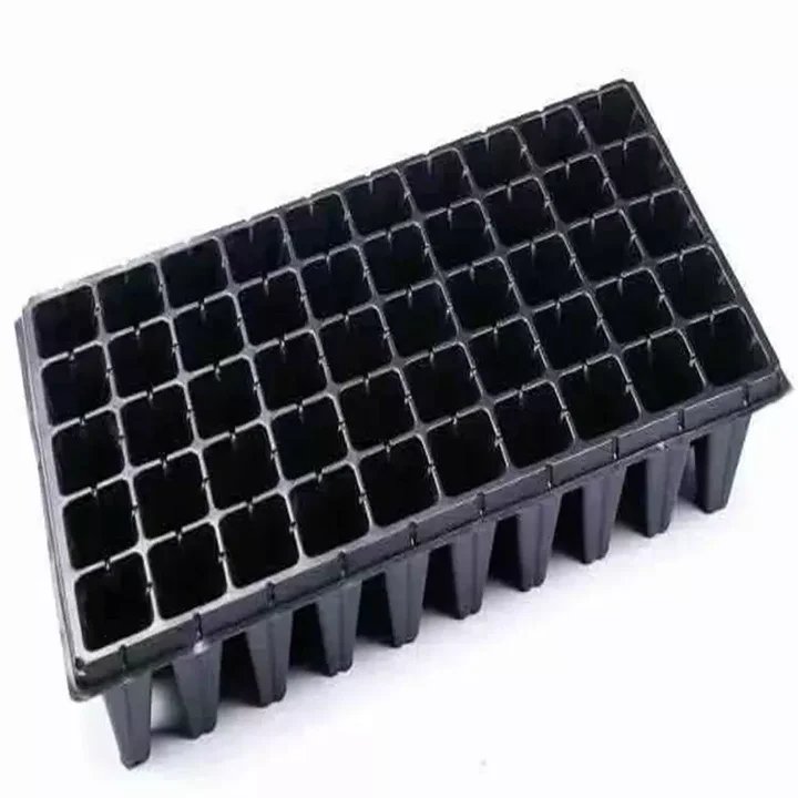 Agriculture greenhouse Seed planting Plastic nursery Tray 72 128 200 cell seed germination tray
