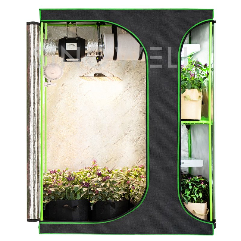 SINOWELL Grow Tent 600D 1680D Oxford Cloth Hydroponic Mylar Greenhouse Grow Box Indoor Grow Tent Complete Kit