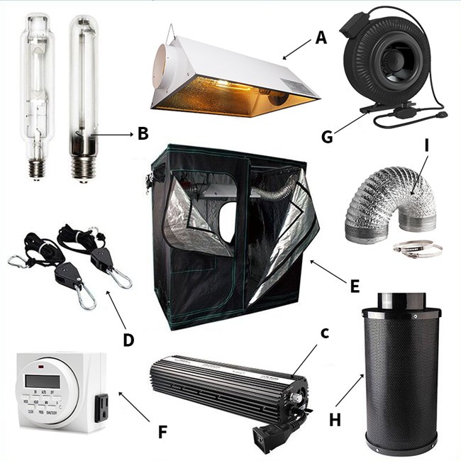SINOWELL Grow Tent 600D 1680D Oxford Cloth Hydroponic Mylar Greenhouse Grow Box Indoor Grow Tent Complete Kit