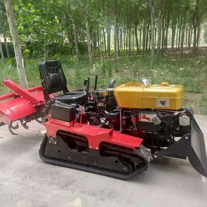 Hot Selling Micro Rotary Tiller 25Hp35hp Orchard Greenhouse Agricultural Tracked Tractor Factory Supply