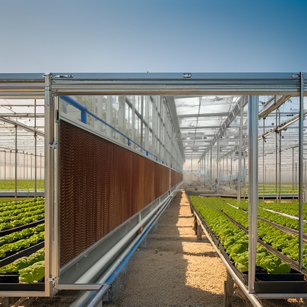 Maxpower Small Size Plastic Evaporative Cooling panels Pad for Agriculture Low-Cost Greenhouse Blackout
