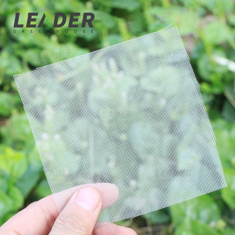 UV protection white garden mesh netting HDPE 40mesh 100gsm anti insect proof net screen for greenhouse vegetable plants