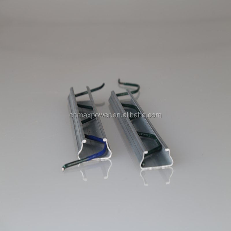 MAXPOWER Hot sale zigzag wire and channel for film lock on greenhouse with high quality