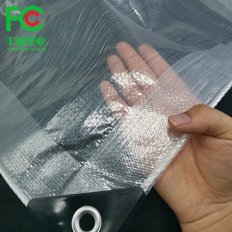 Super Strength Clear Woven Greenhouse Film / Orchard Cherries Rain Protection Cover