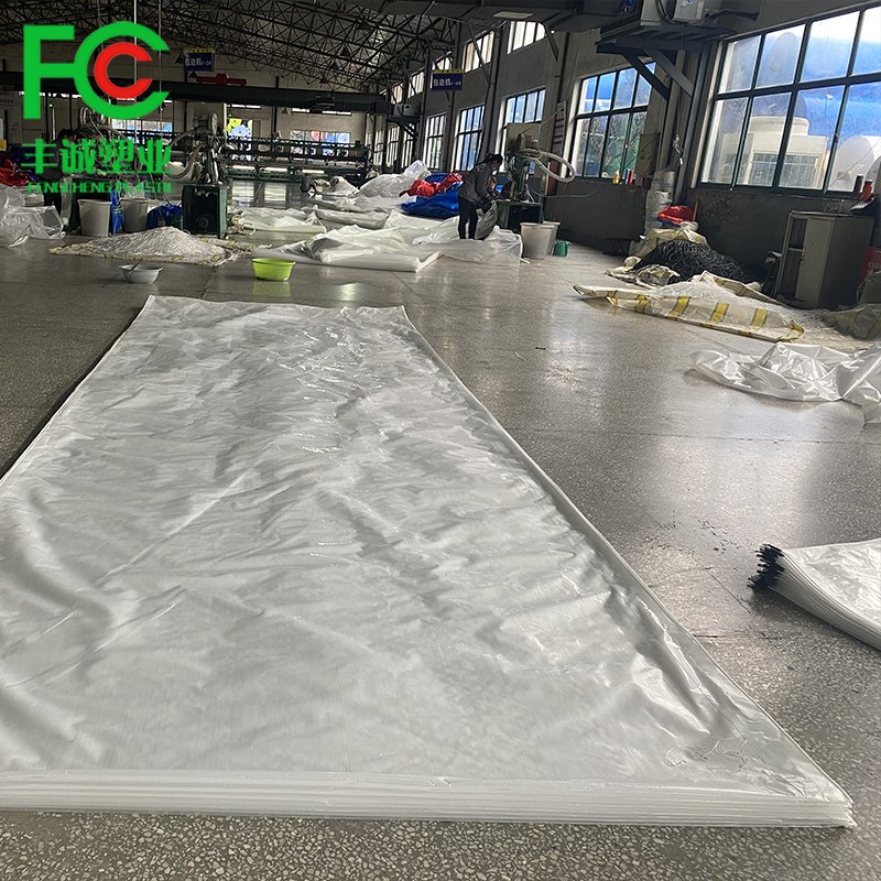 Super Strength Clear Woven Greenhouse Film / Orchard Cherries Rain Protection Cover