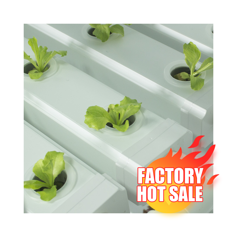 China Ntf Pvc Pipe Channel agriculture Growing Hydroponic System Tray For Vegetable System Tower Garden greenhouse
