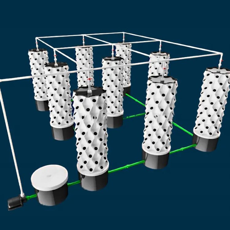 New Agricultural Greenhouse Rotary Aeroponic Tower Garden Vertical Hydroponic System For Planting