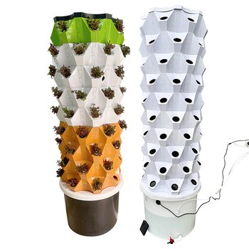 vertical hydroponic tower agricultural greenhouse rotary aeroponic Tower garden