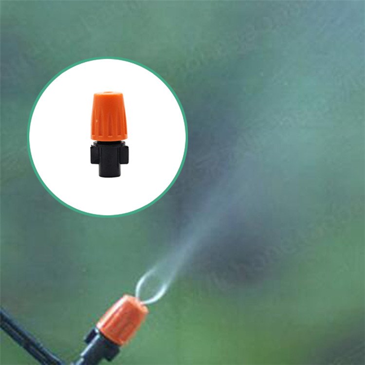 Plastic Adjustable Garden Irrigation Mist Nozzle Micro Irrigation Sprinkler Fogger Atomizing Nozzle