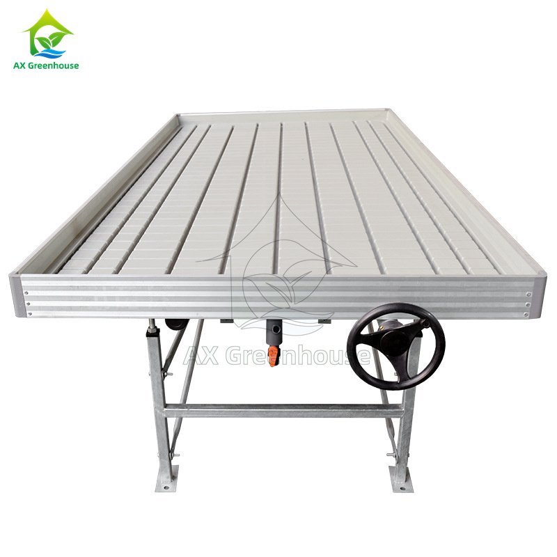Agriculture Greenhouse Hydroponic Ebb and Flow Rolling Benches for Sale