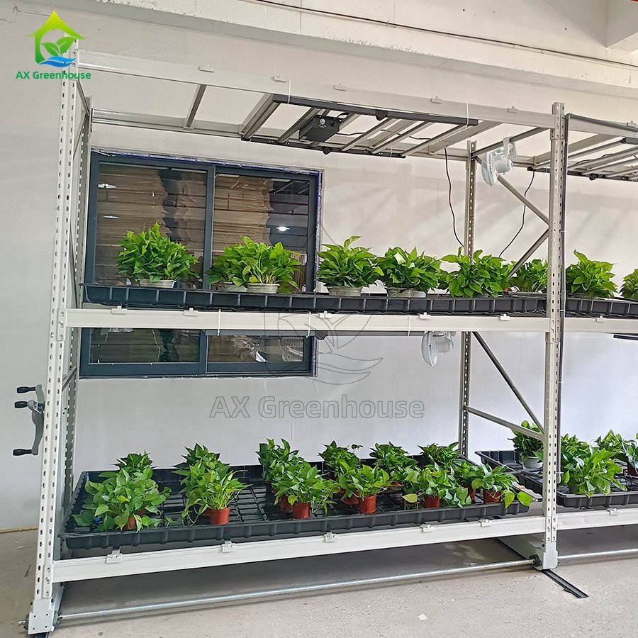 Agriculture Greenhouse Hydroponic Ebb and Flow Rolling Benches for Sale