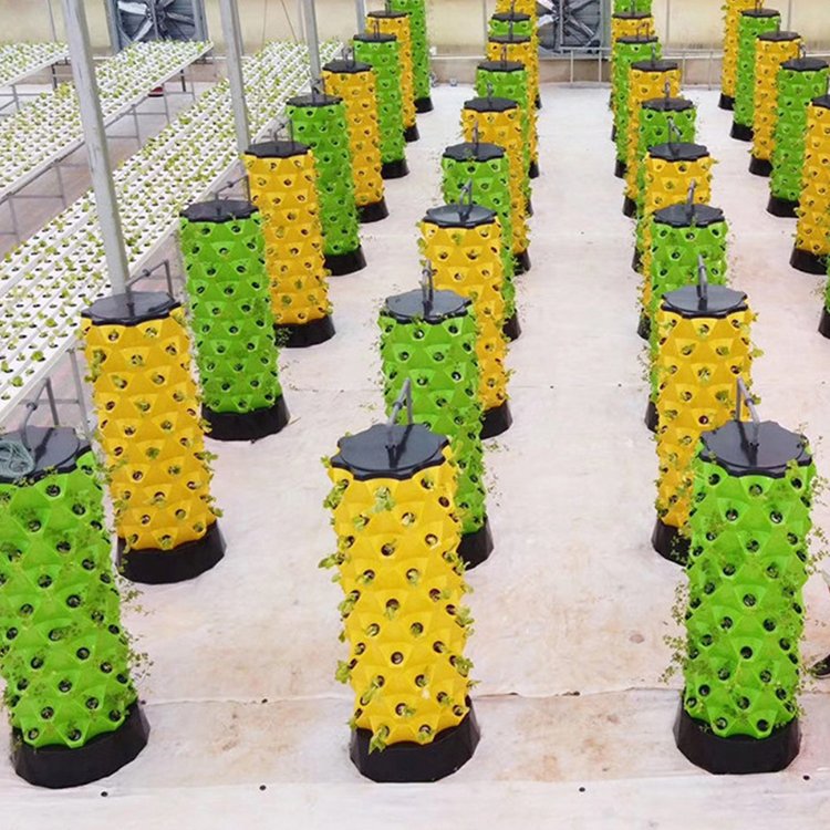 Farming Aeroponics Herb/flower/vegetable Garden Agricultural Greenhouse Soilless Culture Vertical Hydroponic Growing Tower Pvc