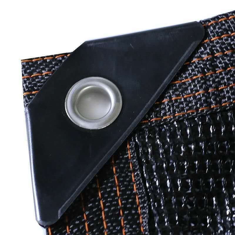 Manufacturers wholesale balcony garden agricultural shed edge punching sunscreen heat insulation shade black sunshade net