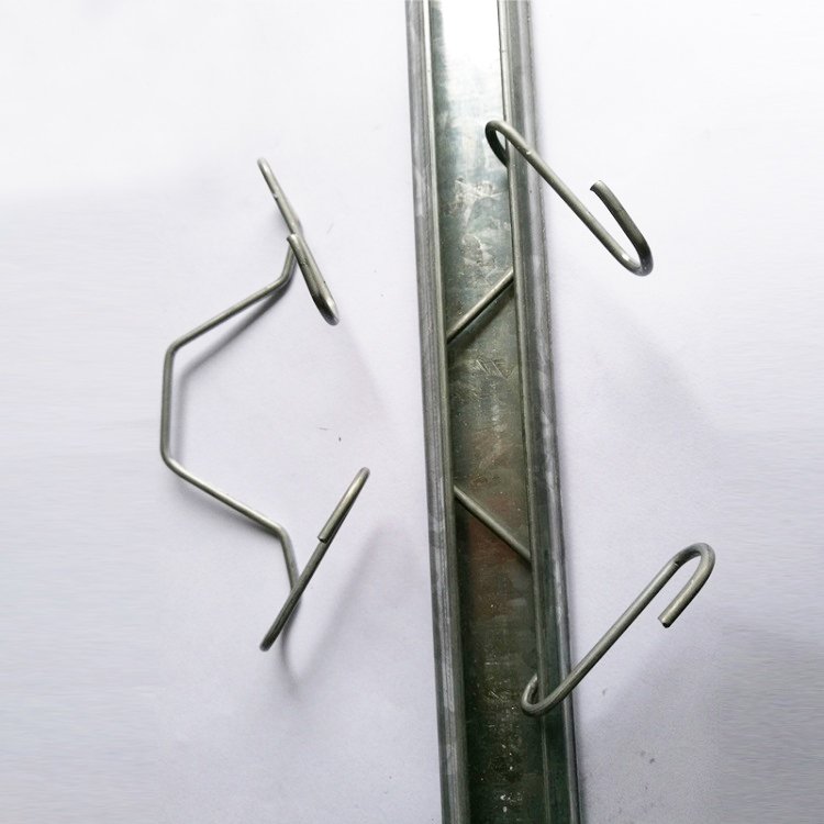 Greenhouse Accessories Spring Steel Pipe Clip Double Spring Hook