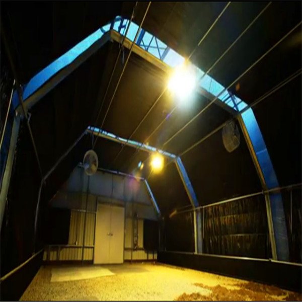 Light deprivation Greenhouse Pipe Agricultural Single Span Tunnel Blackout Greenhouse popular in USA