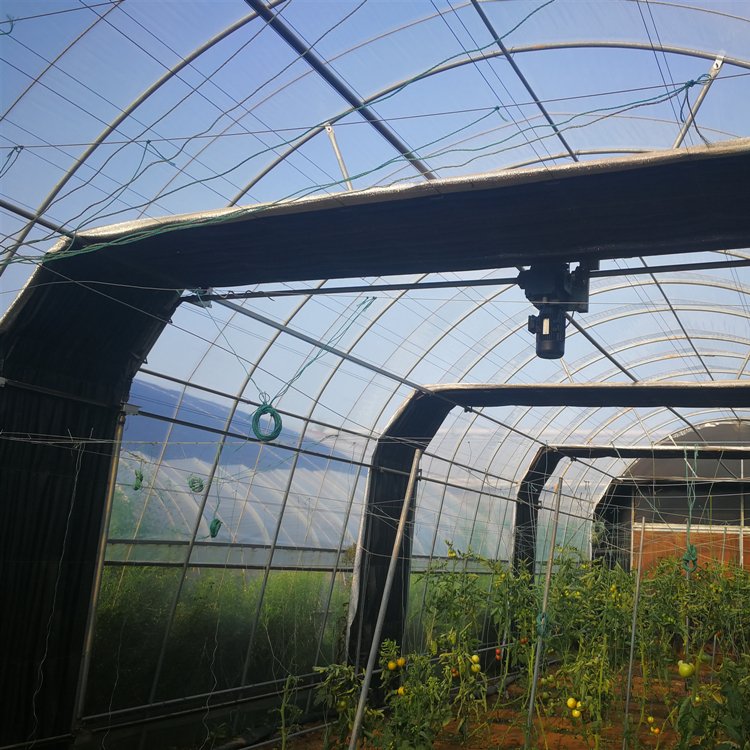 Light deprivation Greenhouse Pipe Agricultural Single Span Tunnel Blackout Greenhouse popular in USA