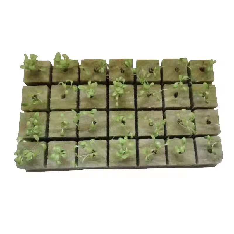 Factory Supply Hydroponic Growing Cubes Rock wool Kits For Agriculture Green House Material Planting