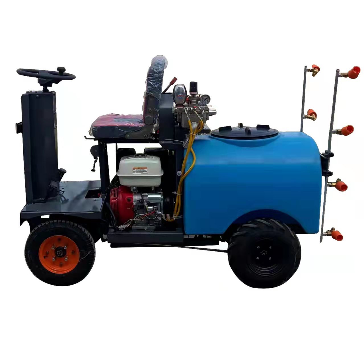 Agricultural sprayer and narrow space greenhouse sprayer 200 liter small vinyard sprayer