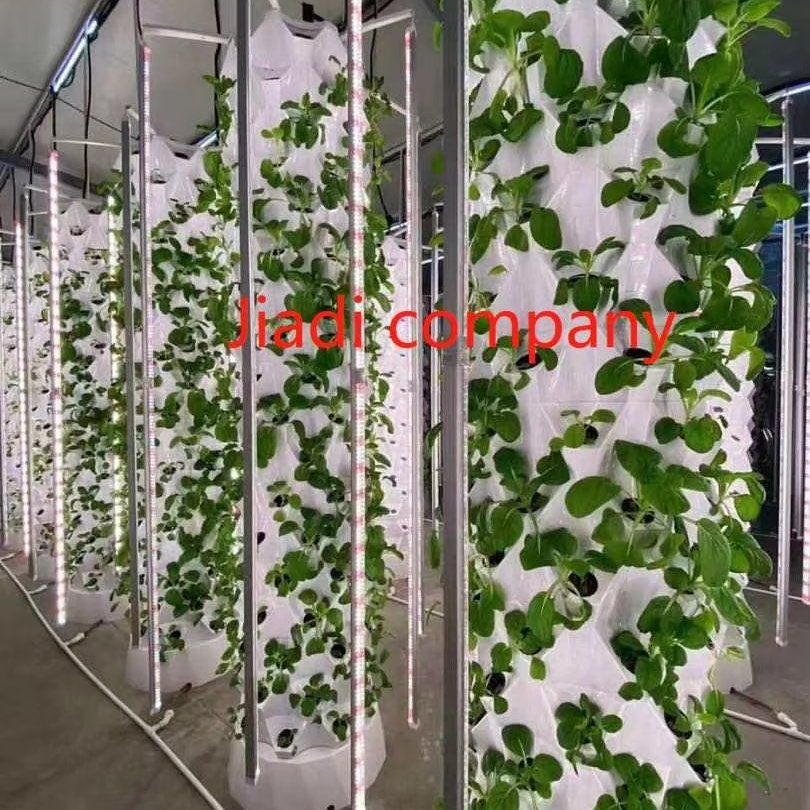 Agricultural Greenhouses Vertical Farming Aeroponics System Hydroponic Grow Tower For Garden