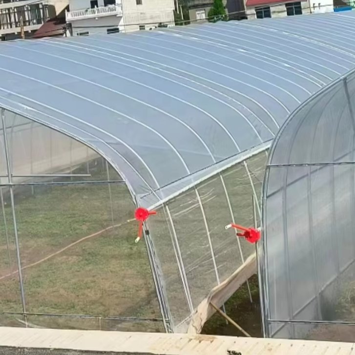 Steel Top Stable & Durable 4M Roll-Up Roof Device Large Size Ventilated Film Winder Agricultural Greenhouses Manufactured China