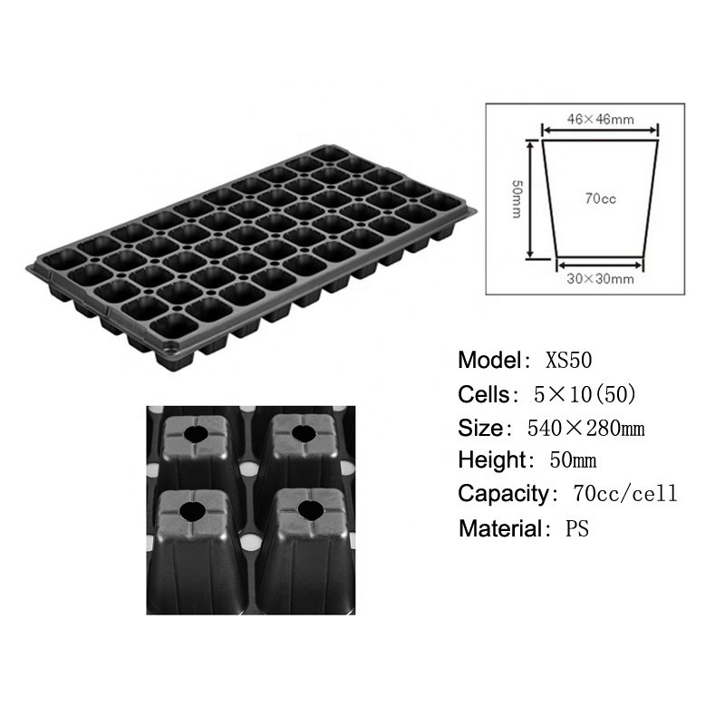 200 Cells PS Seed Plug Tray Seedling tray for Watermelon Seeding