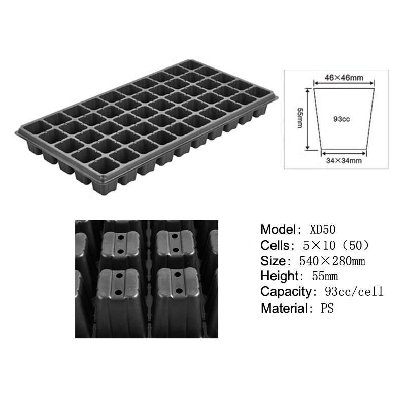200 Cells PS Seed Plug Tray Seedling tray for Watermelon Seeding
