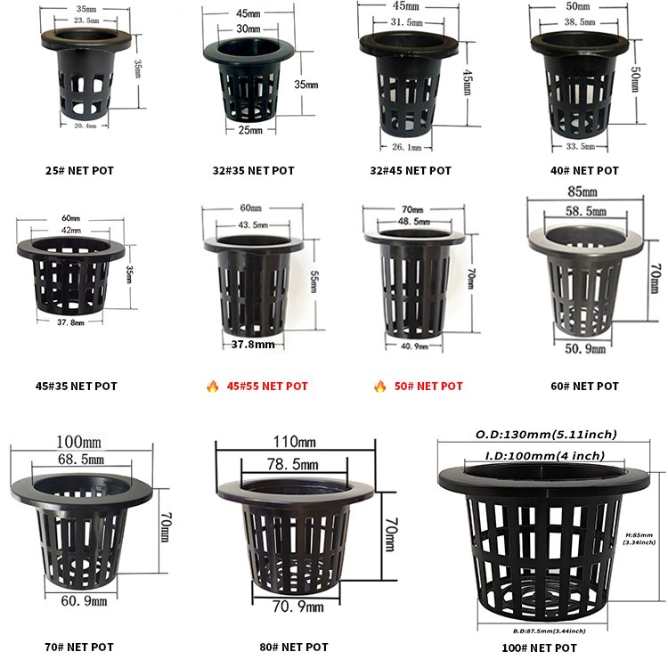 45#55 Vertical agriculture general hydroponics greenhouses planting basket for plant vegetable growth