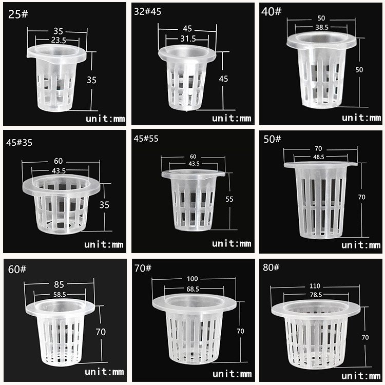 45#55 Vertical agriculture general hydroponics greenhouses planting basket for plant vegetable growth
