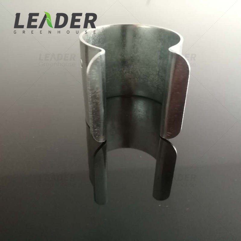 Agriculture poly tunnel blueberry greenhouse accessories 25 32 lock pipe omega metal clip round oval clamp for film protection