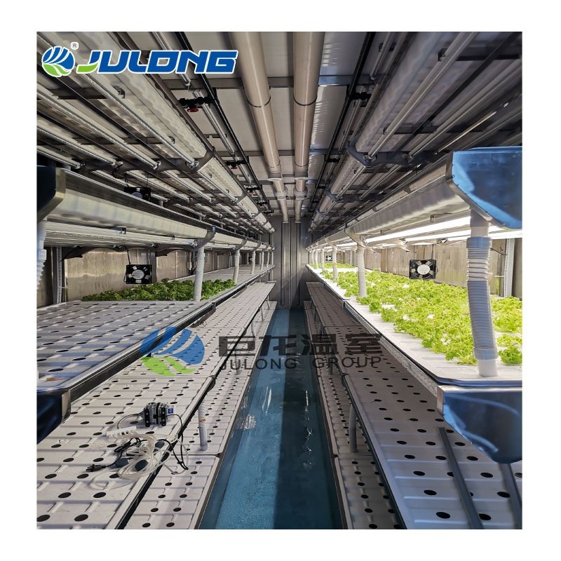 Intelligent growing shipping container farm grow room vertical hydroponic system container greenhouse