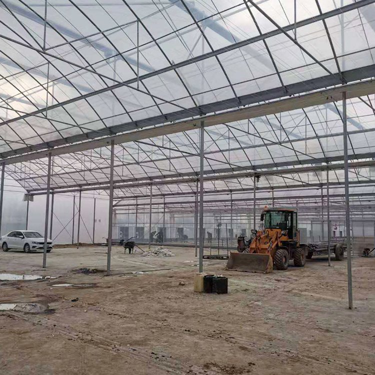 Kit Aluminium Frame Plastic Film Multi-Span Agricultural Green Houses Commercial Invernadero House Greenhouse For Sale