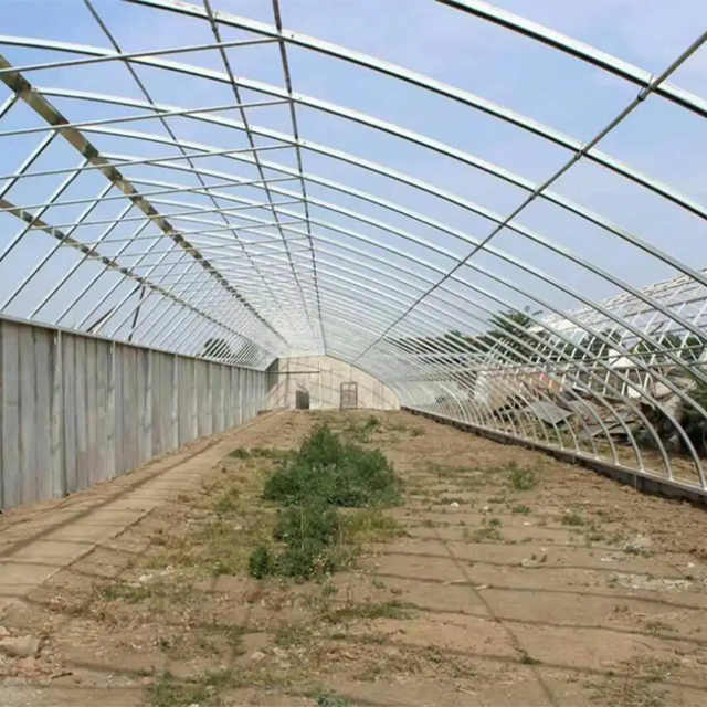 Snow Resistant Agricultural Farming Equipment Blackout Mushroom Growing Polycarbonate Sheet Tunnel Light Deprivation Greenhouse