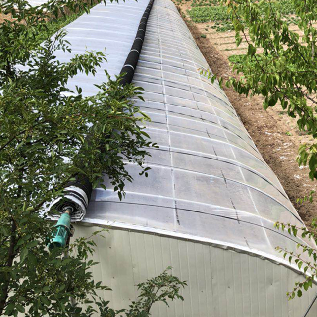 Snow Resistant Agricultural Farming Equipment Blackout Mushroom Growing Polycarbonate Sheet Tunnel Light Deprivation Greenhouse