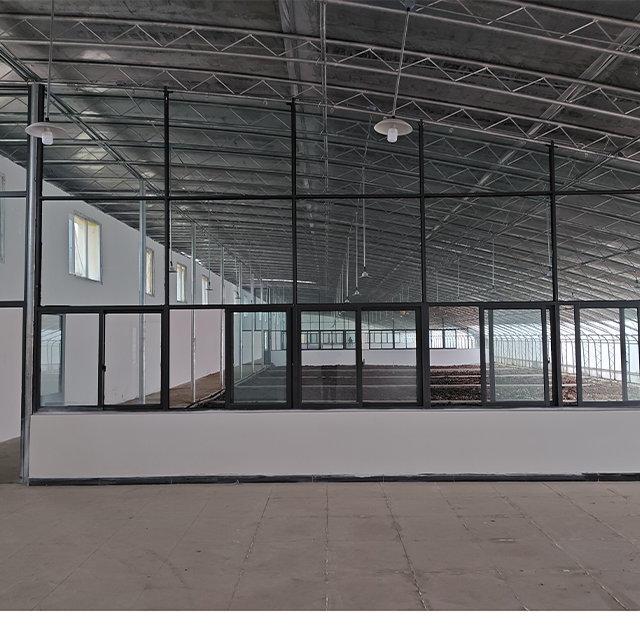 Snow Resistant Agricultural Farming Equipment Blackout Mushroom Growing Polycarbonate Sheet Tunnel Light Deprivation Greenhouse