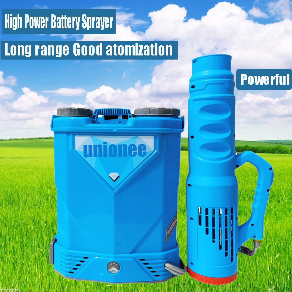 Agricultural sprayer high efficiency good atomization battery sprayer and air blower 20L for greenhouse