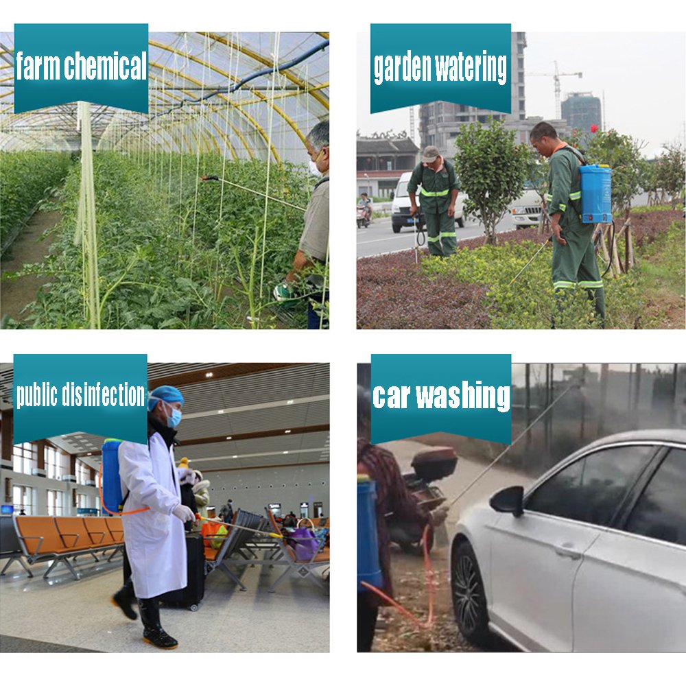Agricultural sprayer high efficiency good atomization battery sprayer and air blower 20L for greenhouse