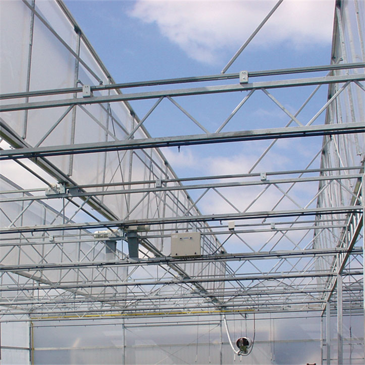 Durable wind resistant roofing vegetable venlo type automatic system multi-span glass greenhouse with irrigation system